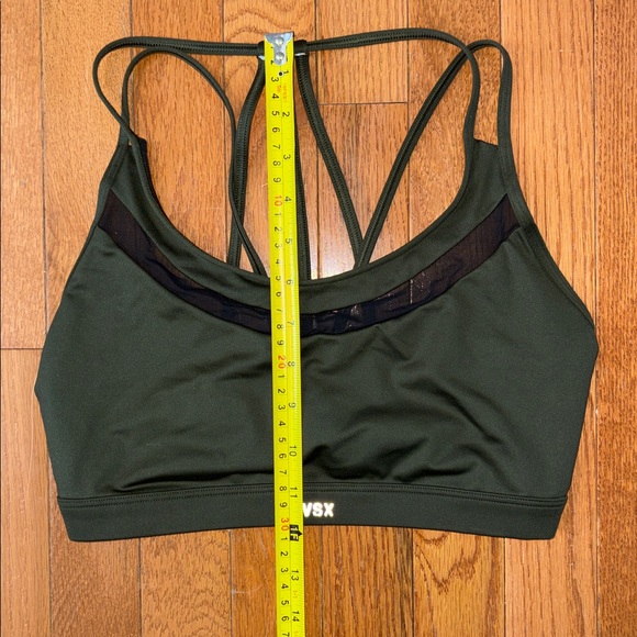 Victoria's Secret Sport Dark Green Strappy Sports Bra Size Large - Picture 7 of 7
